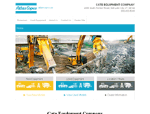 Tablet Screenshot of ac.cateequipment.com