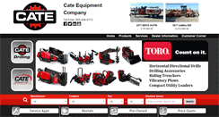 Desktop Screenshot of cateequipment.com